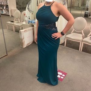 David’s Bridal Bridesmaid Dress; Size 8; Color: Gem